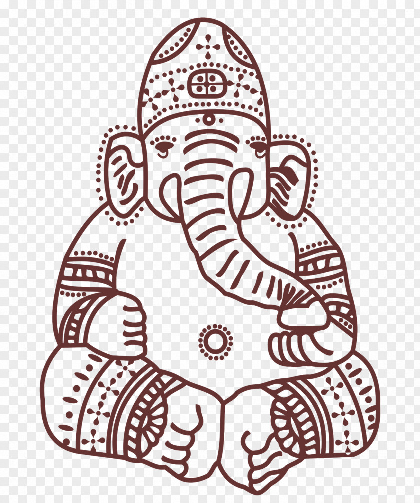 Ganesha Indian Elephant Hinduism PNG