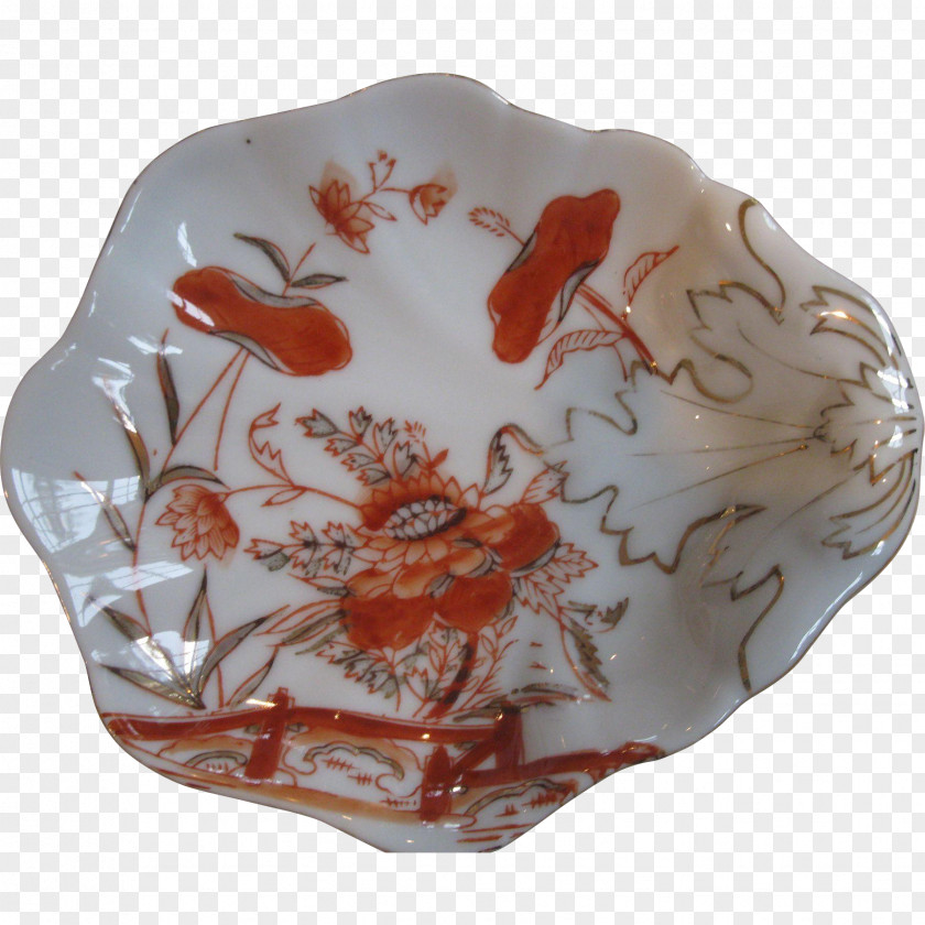 Hand Painted Limoges Porcelain Tableware Plate Imari Ware PNG