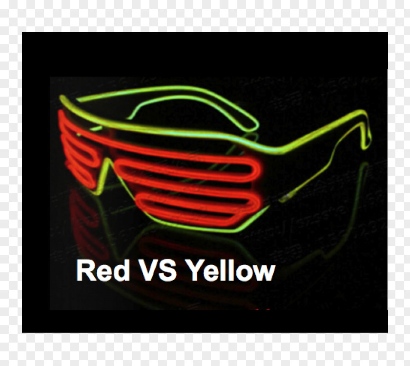 Light Costume Party Glasses Rave PNG