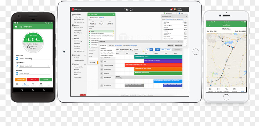 Mobile Phone Ipad TSheets Time-tracking Software Timesheet Time And Attendance & Clocks PNG
