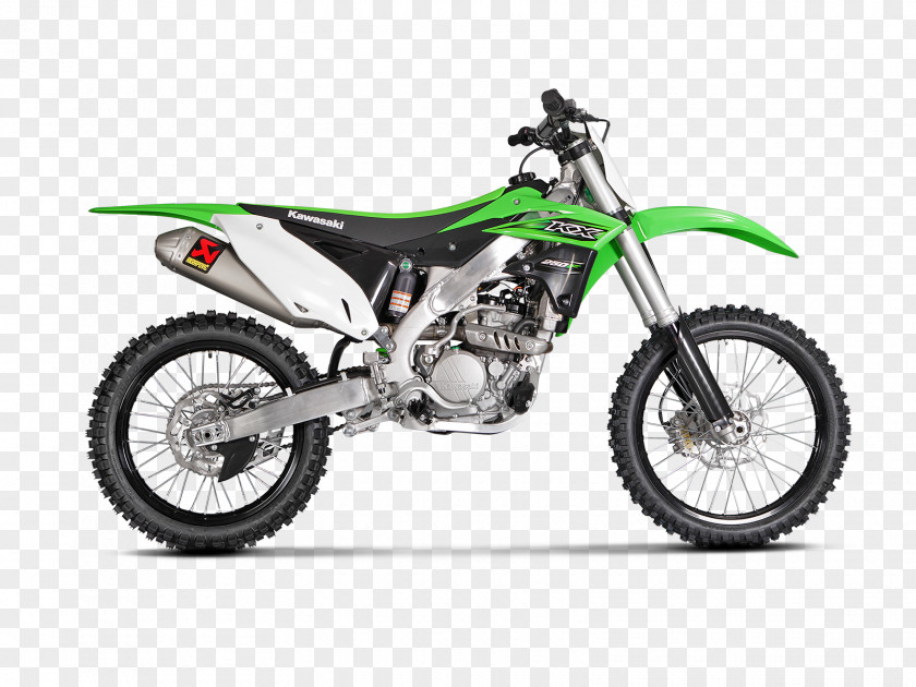 Motorcycle Kawasaki KX250F Exhaust System KX100 KX450F PNG