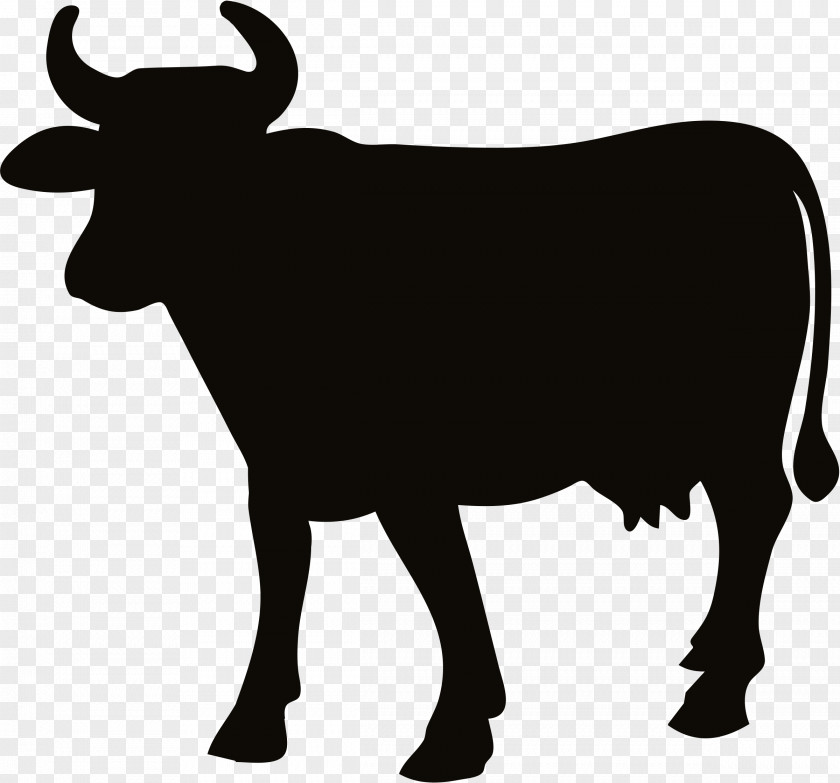 Ox Charolais Cattle Hereford Silhouette Clip Art PNG