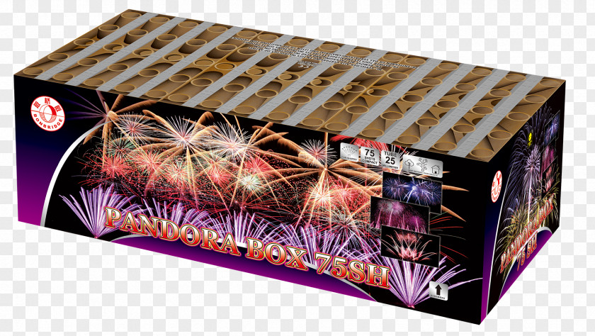 Pandora's Box Fireworks Cardboard PNG