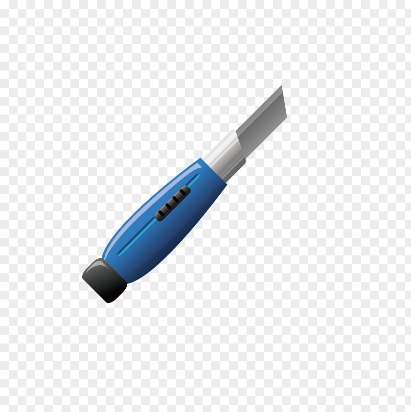Vector Blue Knife Gratis PNG