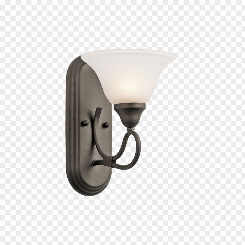 Wall Sconce Lighting Glass Bronze PNG