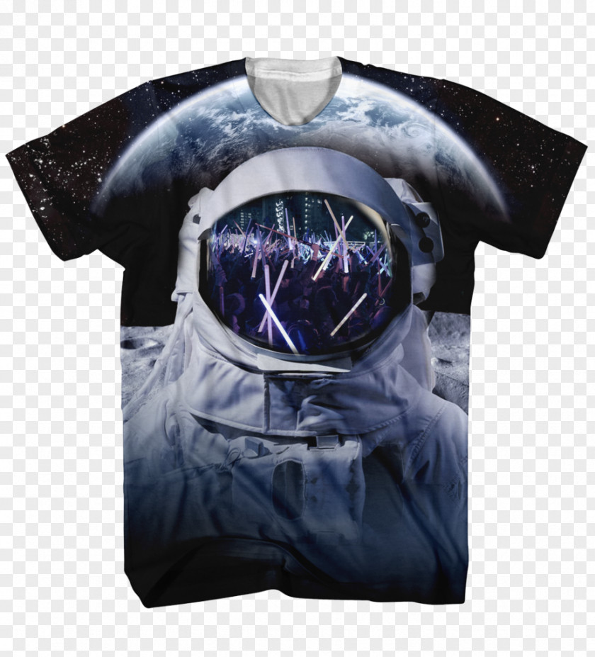 T-shirt Earthrise Cat Sleeve Moon PNG