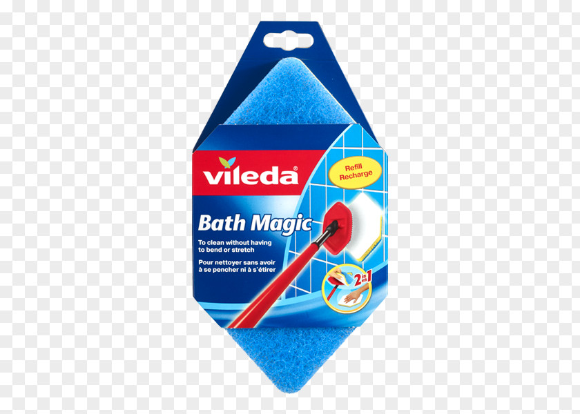 Bath Sponge Vileda ProMist MAX Mop Broom Bathroom PNG