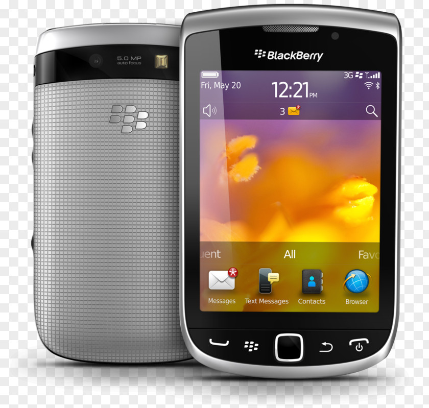 Blackberry BlackBerry Torch 9800 Style Smartphone PNG