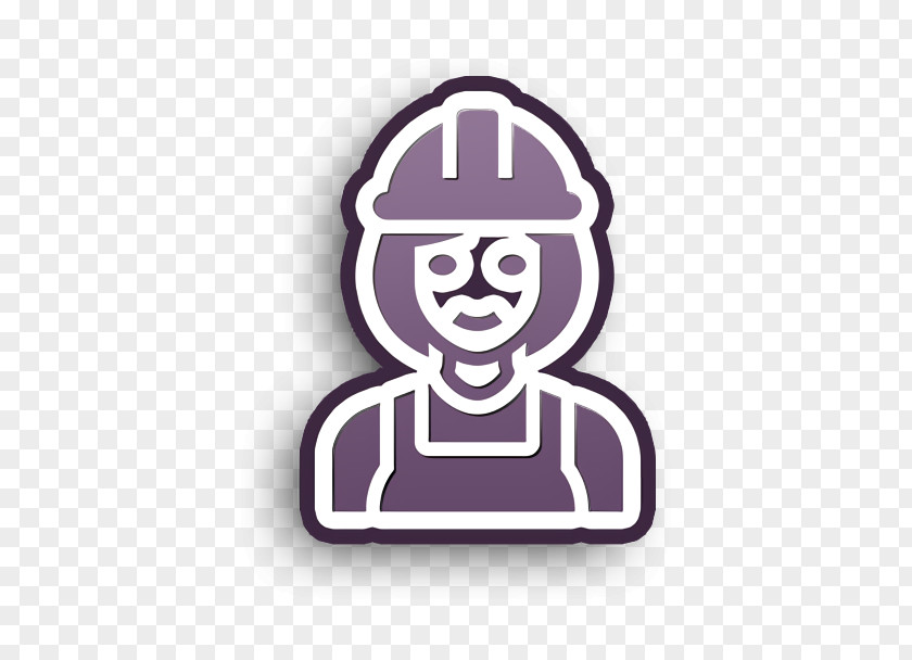 Builder Icon Occupation Woman PNG