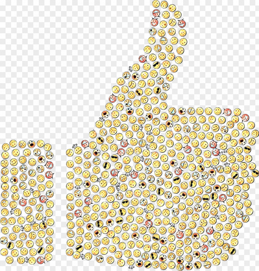 Fashion Accessory Yellow Heart Emoji Background PNG