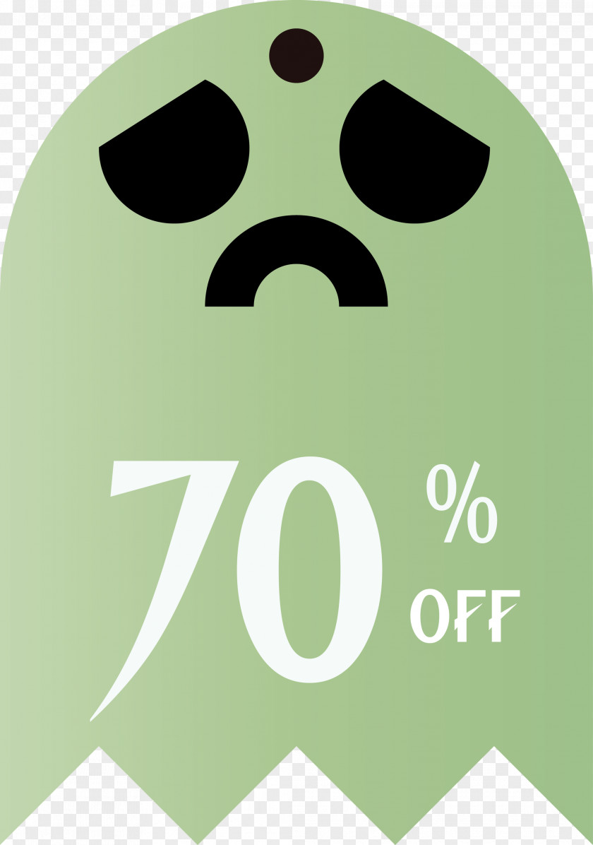 Halloween Discount Sales 70% Off PNG