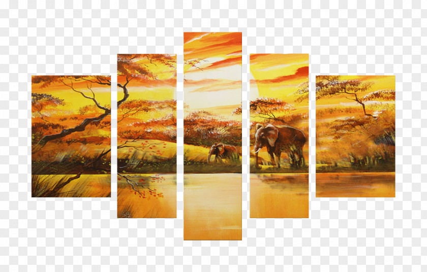 Painting Modern Art Landscape Contemporary PNG