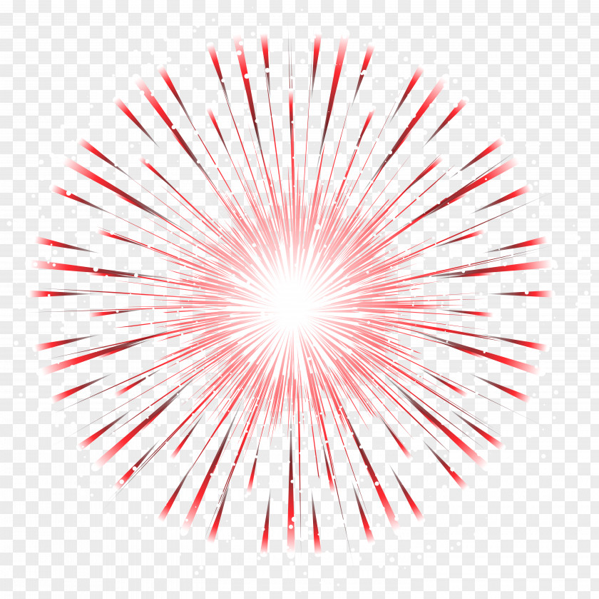 Red Firework Transparent Clip Art Image PNG