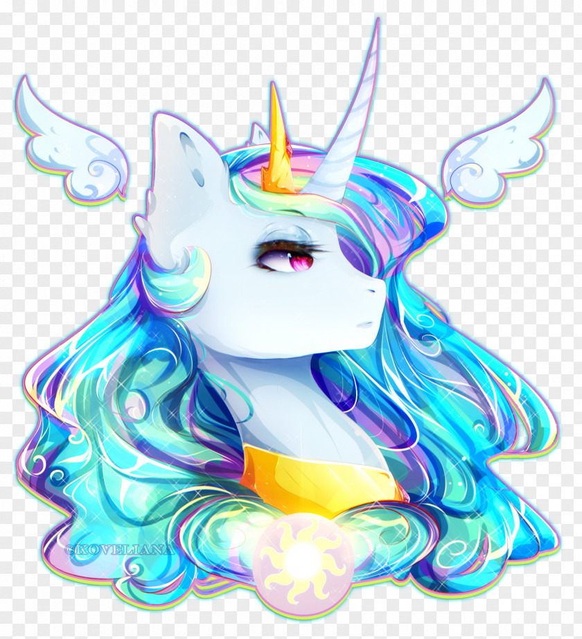 Horse Princess Celestia Unicorn Pony Illustration PNG