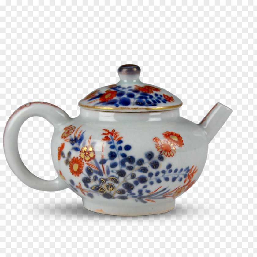 Japanese Tea Pot Kettle Teapot Blue And White Pottery Ceramic PNG
