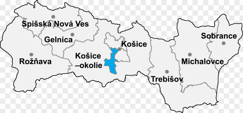 Sk II Košice Zemplín Gelnica Košice-okolie District Regions Of Slovakia PNG