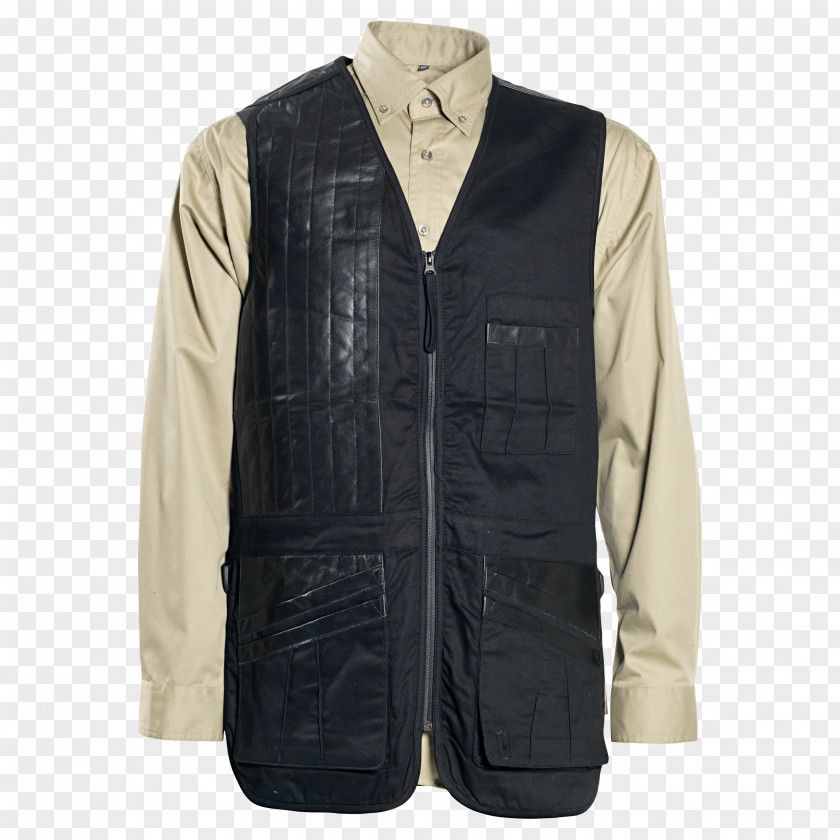 Solid Leather Coat Waistcoat Jacket Pocket T-shirt Clothing PNG