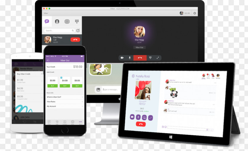 Viber Computer Software Mobile Phones Android Handheld Devices PNG