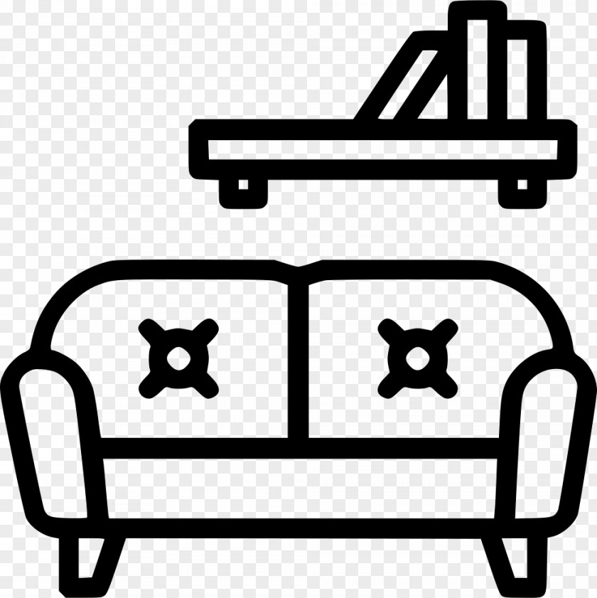 8 Svg Furniture Couch Living Room Table PNG