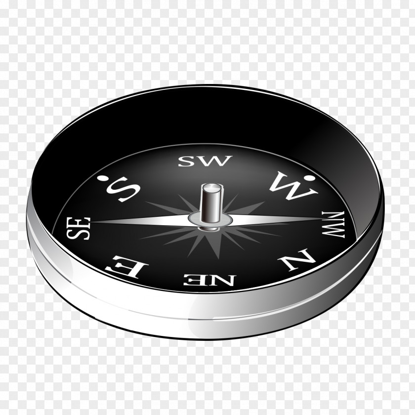 Black Compass Drawing Photography Illustration PNG