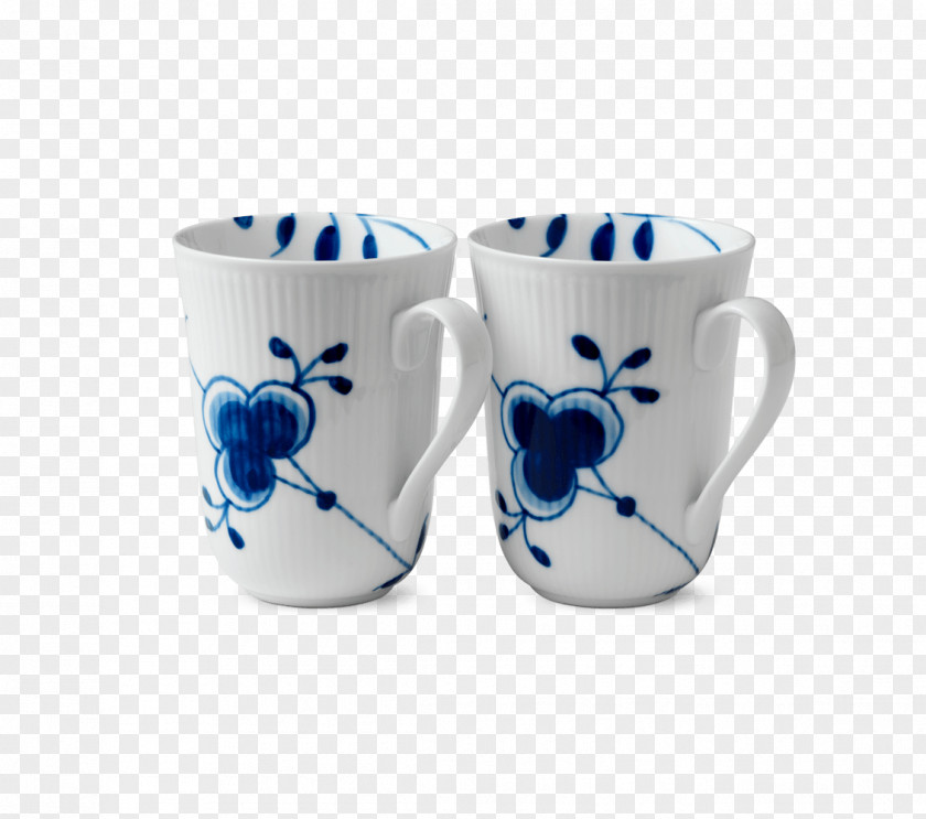 Mug Royal Copenhagen Porcelain Musselmalet Tableware PNG