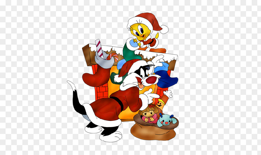 Christmas Tweety Sylvester Bugs Bunny Marvin The Martian PNG