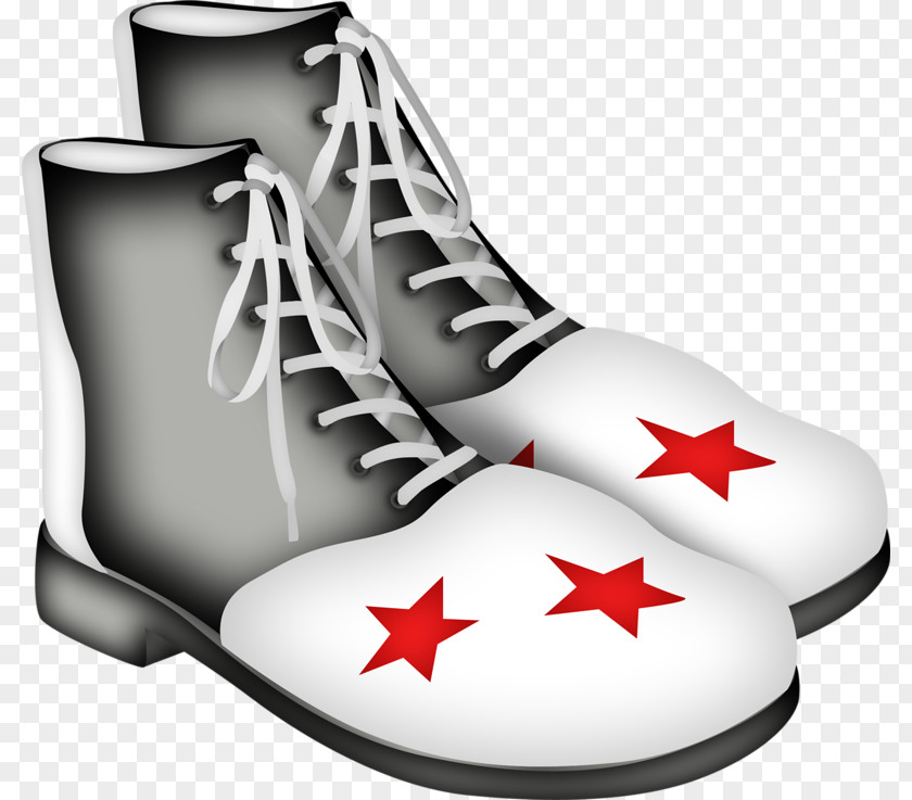 Clown Shoelaces Slip-on Shoe Dress Boot PNG