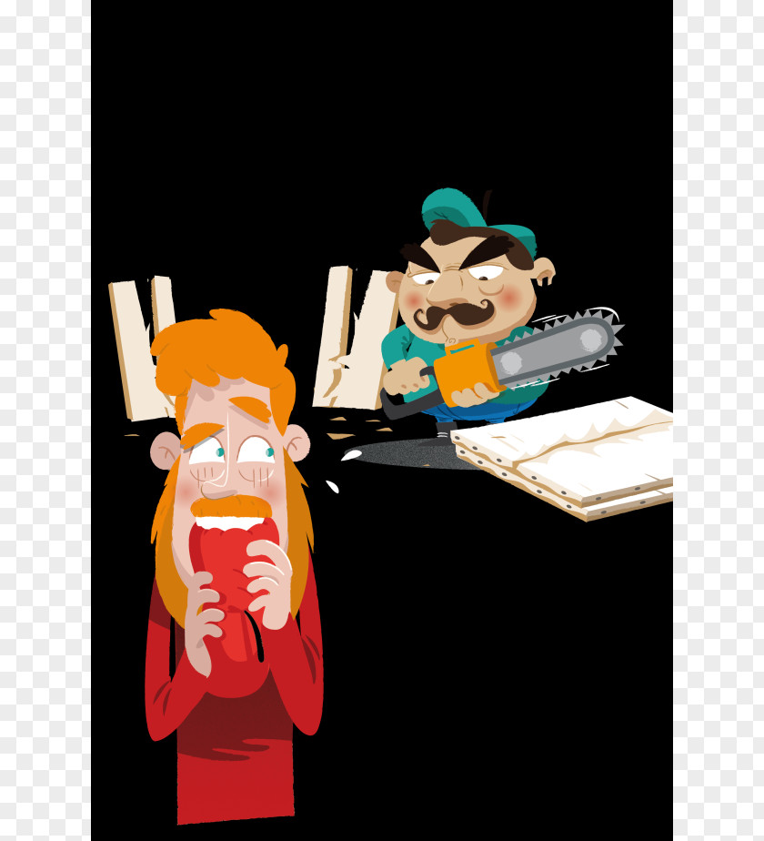 Creator Space Cartoon Labor Painter Character PNG
