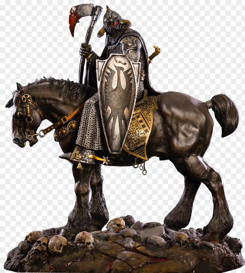 Home Poster Death Dealer Horse Painting Statue PNG