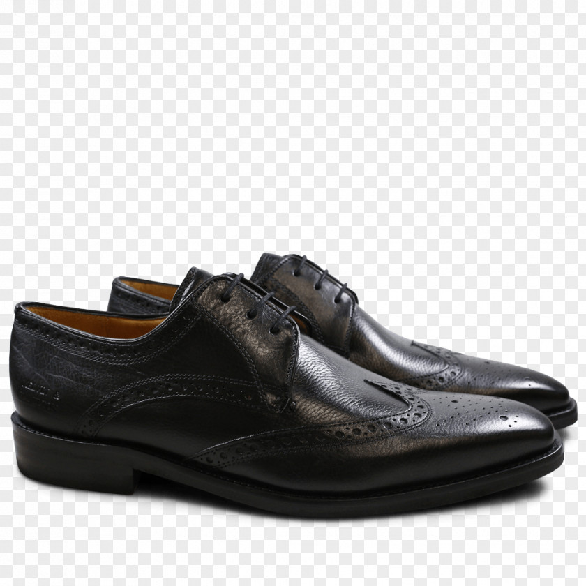 Matthew 66 Slip-on Shoe Leather Derby Black PNG