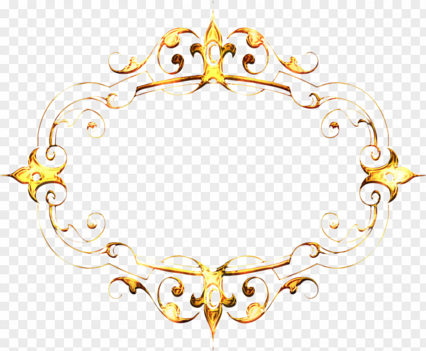 Metal Ornament Gold PNG