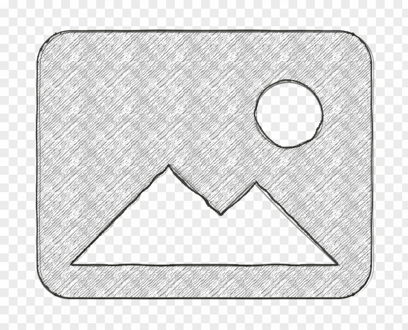 Silver Symbol Photo Icon PNG