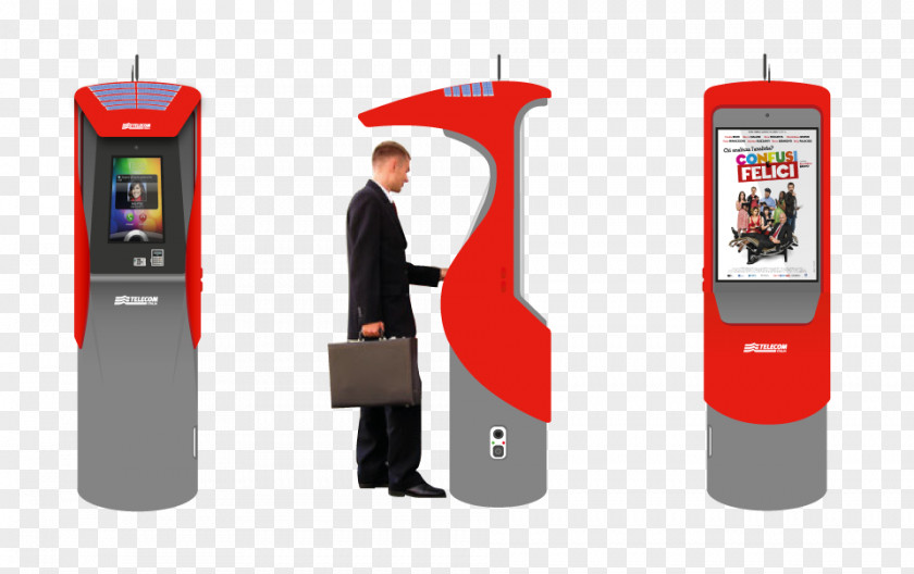 Telephony Telephone Booth Interactive Kiosks Touchscreen Totem Multimediale PNG