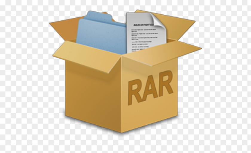 Unrar PDF Archive File PNG