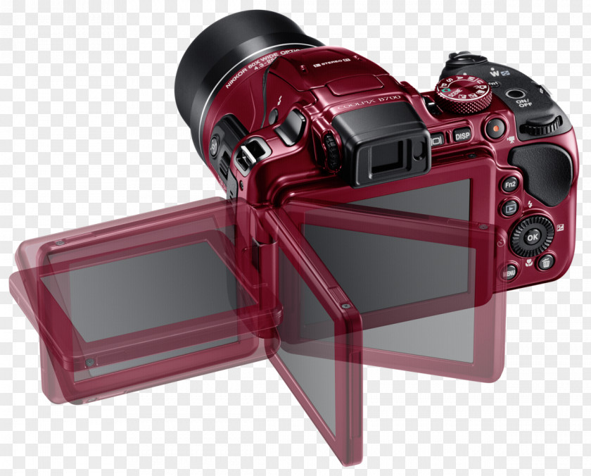 Camera Point-and-shoot Nikon Zoom Lens Bridge PNG