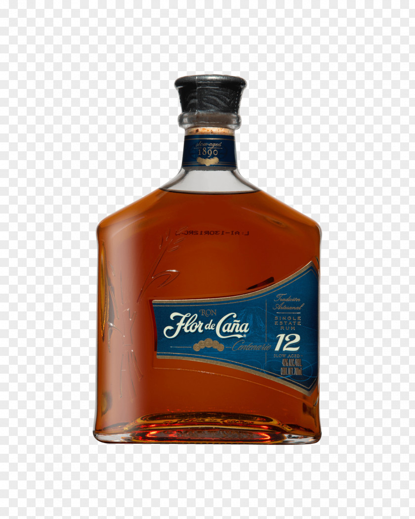 Sugarcane Liquor Liqueur Rum Nicaragua Flor De Caña Whiskey PNG