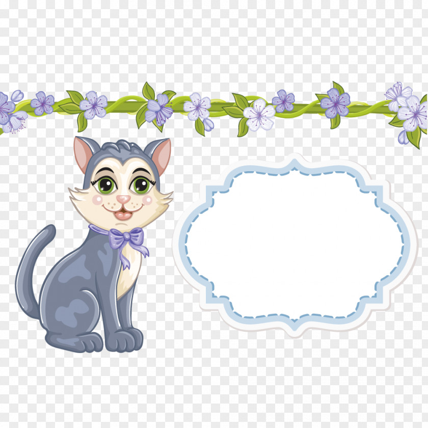 Background Material Vector Cat Infant Illustration PNG