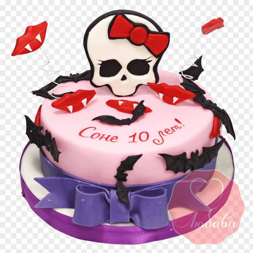 Cake Birthday Torte Sugar Decorating Monster High PNG