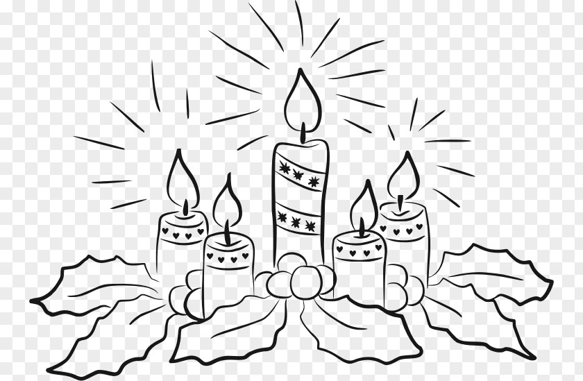 Christmas Advent Candle Wreath Clip Art PNG