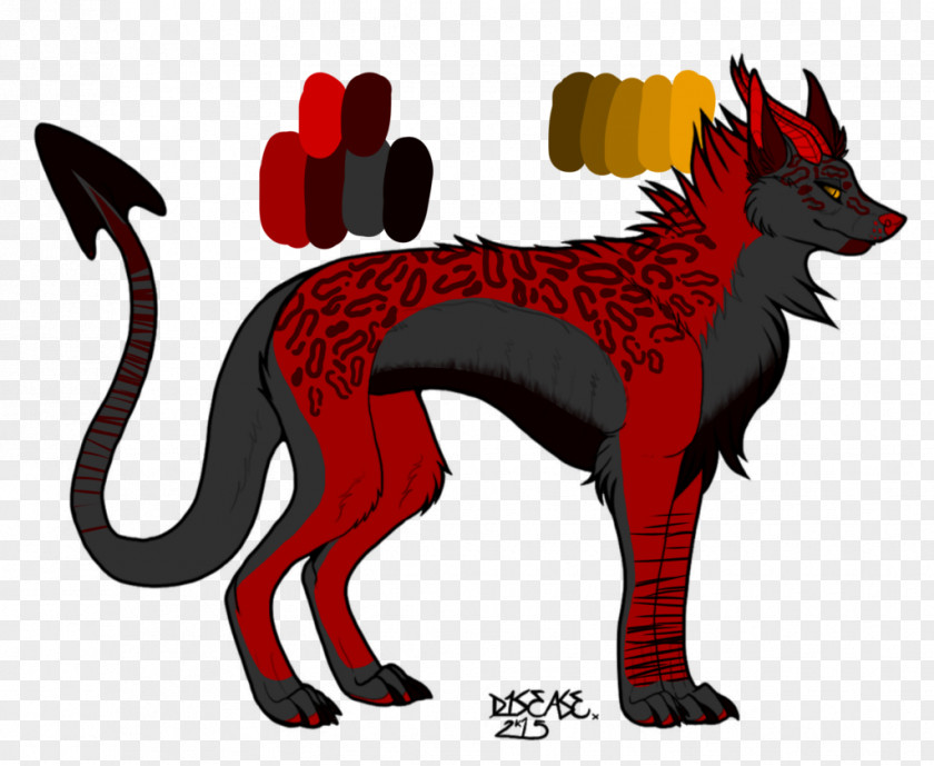 Dog Hellhound Demon Cat Illustration PNG