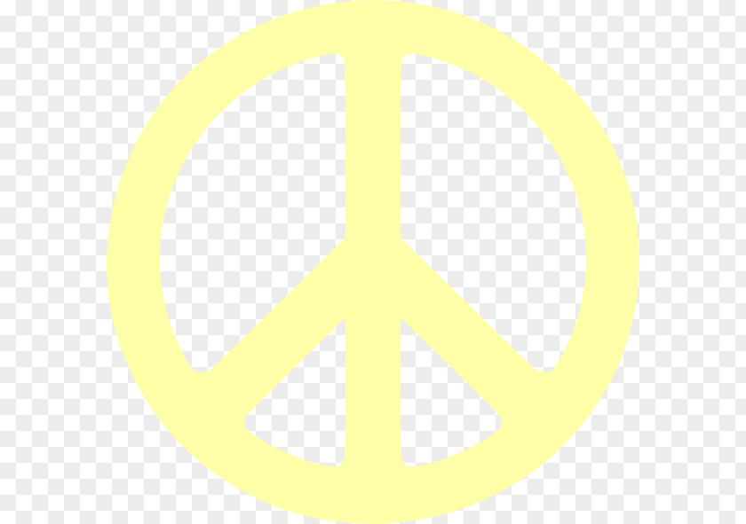Printable Peace Sign Symbols Trademark Logo Yellow PNG