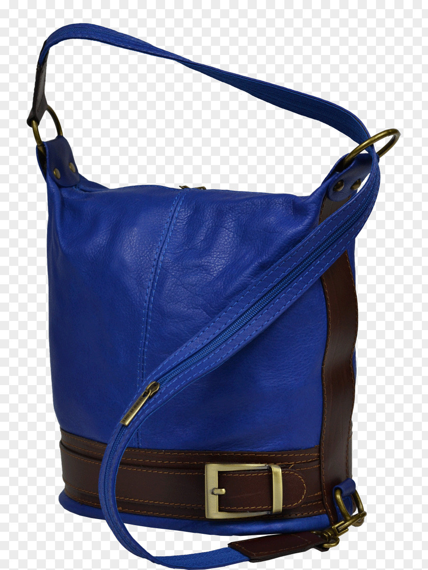 T-shirt Hobo Bag Blue Leather Handbag PNG