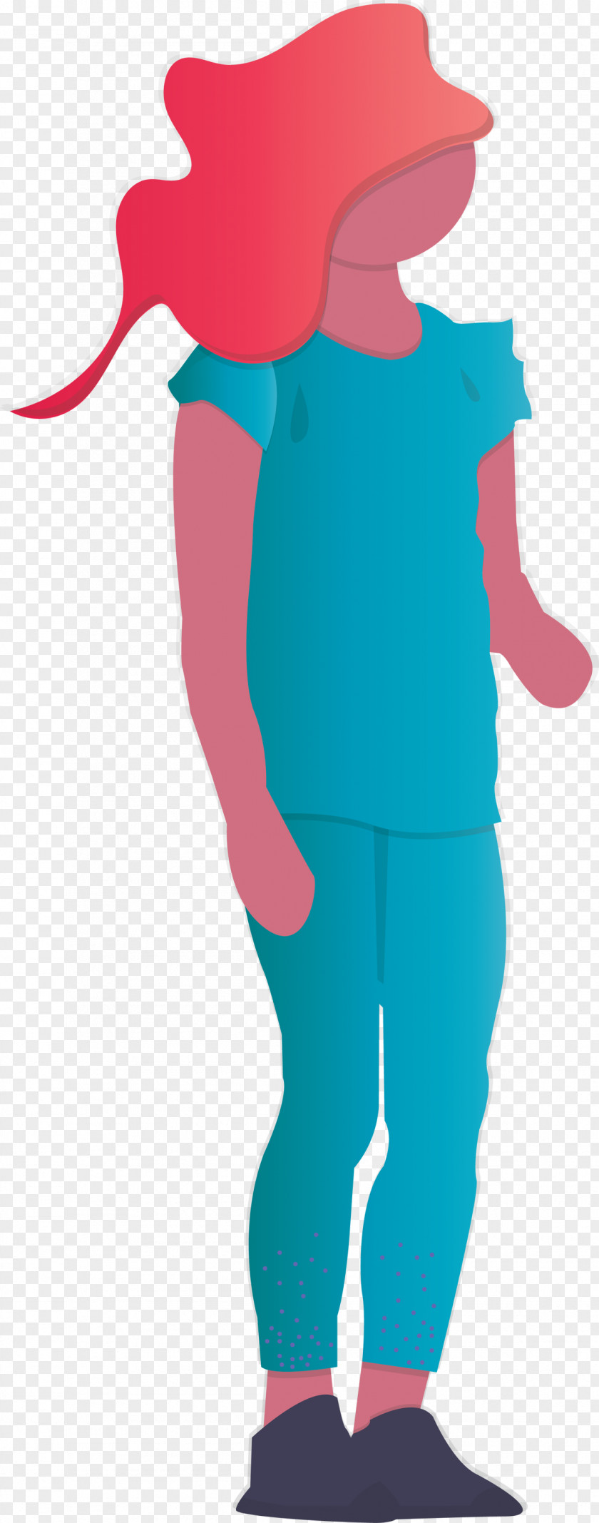 Turquoise Teal Pink PNG