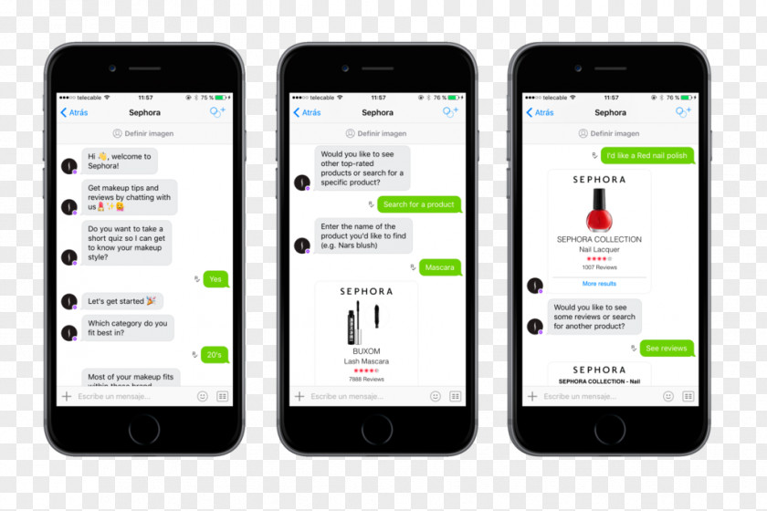 Chatbot Kik Messenger Messaging Apps Sephora PNG