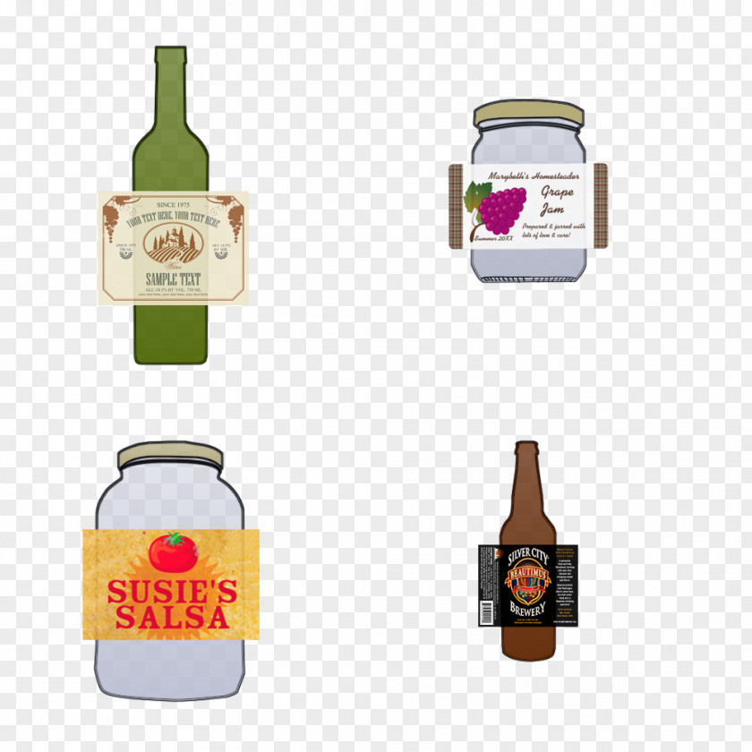 Glass Bottle PNG