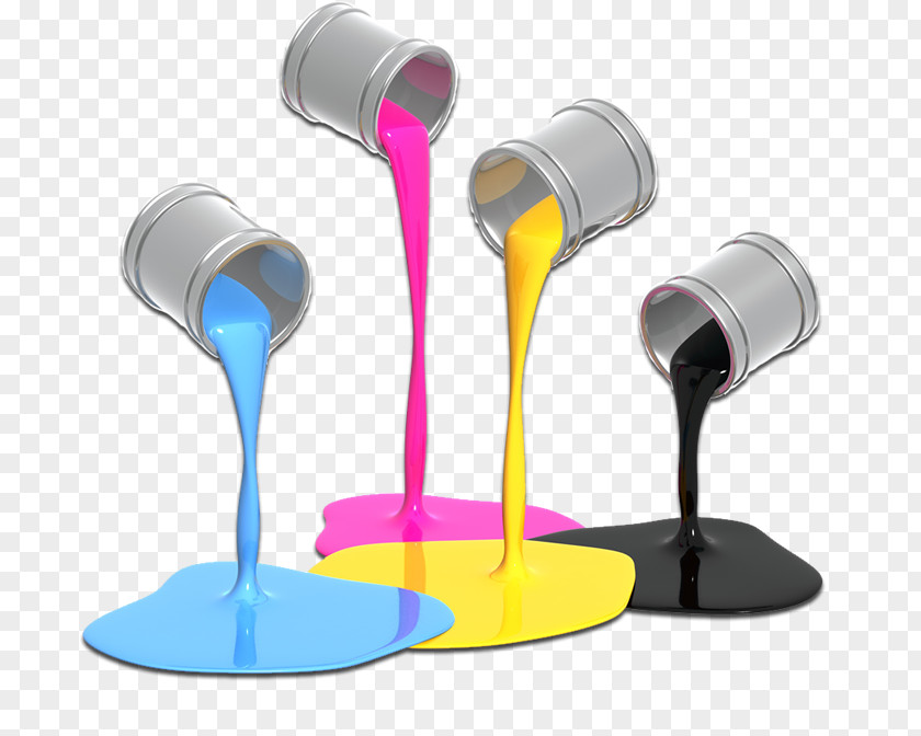 Paint CMYK Color Model Printing PNG