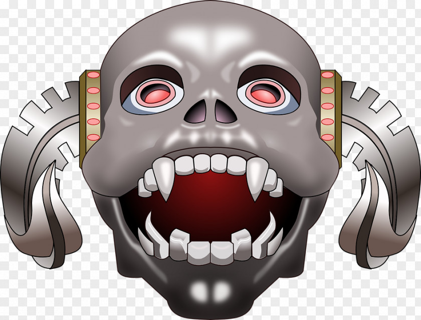 Skull Horn Clip Art PNG