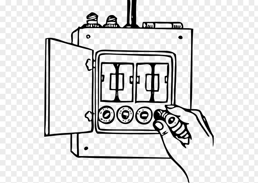 Watercolor Hand-painted Fuse Wiring Diagram Electronic Symbol Clip Art PNG