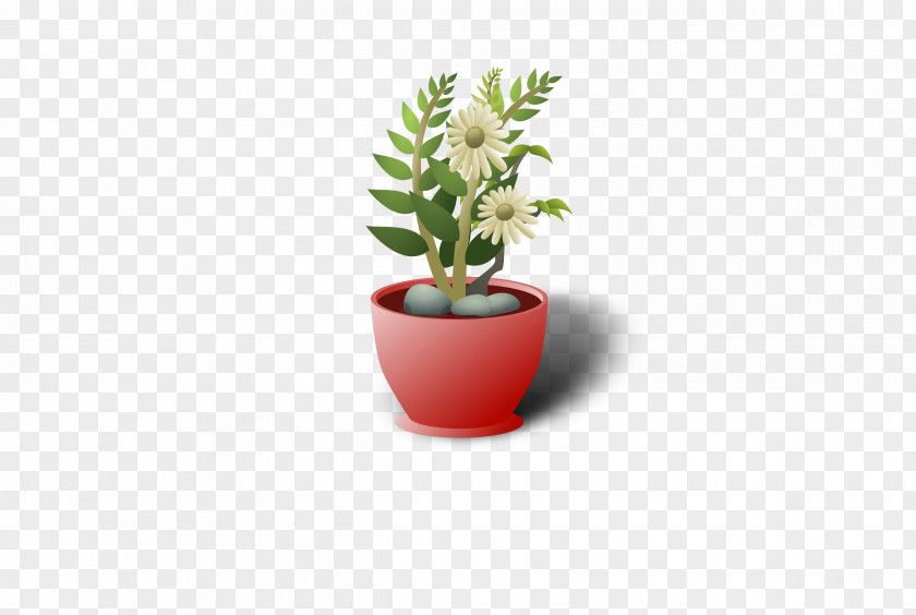 Potted Plant Flowerpot Clip Art PNG