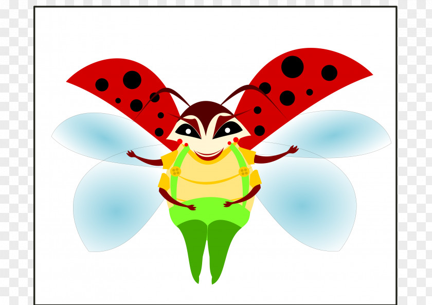 Butterfly Ladybird Beetle Clip Art PNG